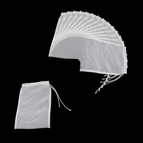 Extra Fine Filter Bags White Fine Filter Media Bags 200 Micron Quarium Filter Media Bags Sump Filter Sock,15 Pack (5.91" x 7.87")...