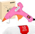 Mini Hot Glue Gun 10pcs Glue Stick Hot Glue Gun Set for Quick Fix Artist DIY Art Home 20w Pink...