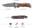 GVDV Pocket Knife with 7CR17 Stainless Steel, 3.4” Blade Folding Knife for Fishing Camping Hunting Hiking, Knives for Men Dad Husband Boyfriend, I...