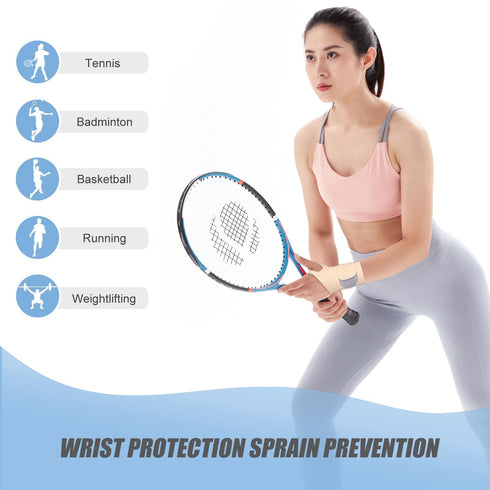 2 Pcs Ultra-Thin Wrist Brace Support for Carpal Tunnel, Pain Relief, Arthritis, Tendonitis, Elastic Wrist Wraps Right and Left Hands - Compression...