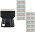 Safe Plastic Scraper Include 10Pcs Scraper Replacement,for Stickers Paint Label Glue Adhesive Removal, Ceramic Glass Window Cleaning...