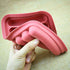 Non-Stick Silicone Sausage Mold for Homemade DIY Hot Dogs,Hot Dog Steamer,BPA Free, Hot Dog Mold for Oven and Microwave (Red, 6-Cavity) for Ice Cu...