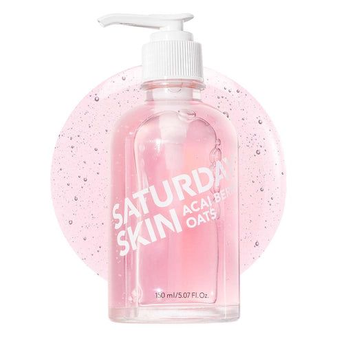 Saturday Skin Hydrating Gentle Facial Gel Cleanser Makeup Remover Sensitive Skin Face Wash Antioxidant Vitamin Brightening Smoothing | Korean Skin...