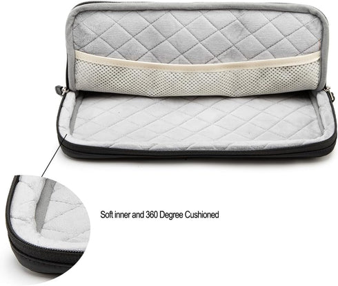 Kinmac Water Resistant 360° Protective Laptop Sleeve Case Cover Bag For 15.6 inch-16 inch Laptop(Black)...
