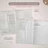 Recipe Book A5 Salt - blank Hardcover DIY Cookbook for 100 recipes - Collect and Personalize Your Favorite Recipes - write your own recipes...