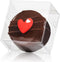 RomanticBaking 50pcs Clear Single Chocolate Covered Ore Cookies Macaron Box for Wedding Favors Baby Shower 2.17"×2.17"×1.38" Inch Party Favor Box ...