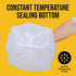Small Trash Bags 4 Gallon - 100 Count 4 Gallon Trash Bag, White Small Garbage Bags, Unscented Bathroom Trash Bags Kitchen Office, Thickened & Stro...