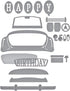 SPELLBINDERS PAPERCRAFTS, INC SPELLBINDER ETCH DIE SUNDAYDRIV, Metal...