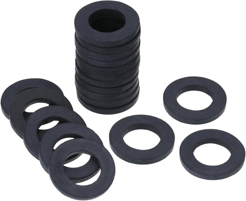 Shower Hose Washers Rubber Washers Seals for 1/2 Inch Shower Head and Hose, 20 Pack...