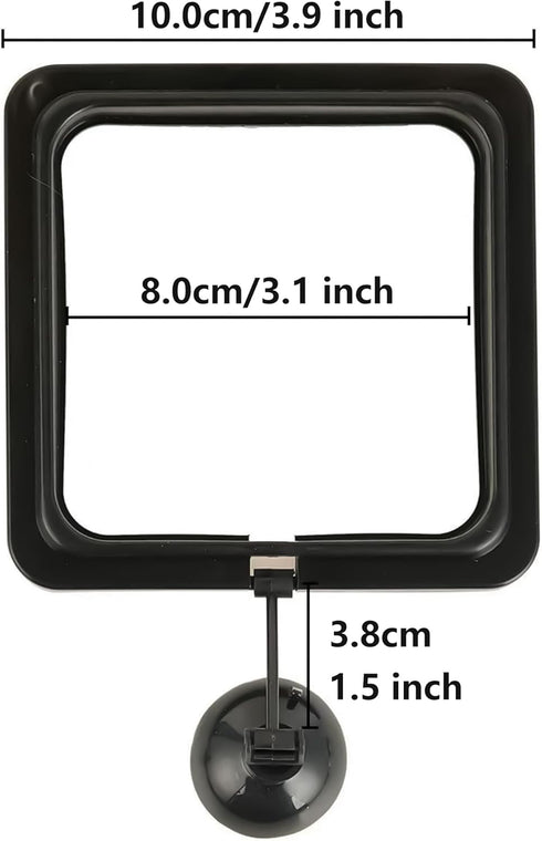 FREESEA Fish Feeding Ring for Aquarium: Square Betta Floating Feeding Ring for Fish tank...