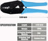 BNC RG58 Plug Crimp Connector and Striping Crimp Tool for RG58 RG59 Pack of 10...