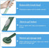 Long Handle Bath Massage Cleaning Brush, Bath Shower Brush with Soap Dispenser, Back Scrubber for Shower, Removable Back Brush Body Wash Brush, wi...