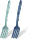 2 Pcs Silicone Flexible Fork 11.6 Inch Silicone Fork Heat Resistant Cooking Fork Large Fork Kitchen Non Stick Fork Ultimate Fork for Mix Ingredien...