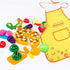 Kitchen Toys Fun Cutting Food Fruits Vegetables Toys Pretend Food Playset for Children Girls Boys Educational Early Age Basic Skills Development 4...