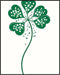Posterizer 1 pcs-minimalist four-leaf clover sweet design poster 2-Floral & Botanical Art- Gift for Men Women Entrepreneur Teens -Chic Home Decor-...