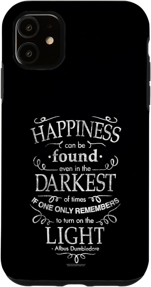 iPhone 11 Harry Potter Happiness Quote Case...
