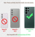 Armor Phone Case for Samsung Galaxy S23 Ultra Military Grade Drop Protection Cover S23Ultra 5G Heavy Duty Hybrid Metal Bumper Built-in Silicone Sh...