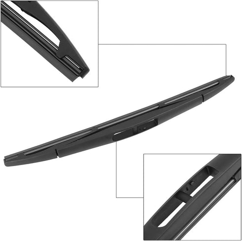 X AUTOHAUX Rear Windshield Wiper Blade Arm Set 305mm 12 Inch for BMW X5 F15 2014 2015 2016 2017 2018...