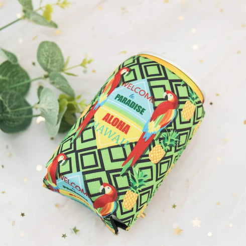 HaiMay 10 Pieces Beer Can Sleeves Beer Can Coolers Neoprene Drink Cooler Sleeves for Cans and Bottles, Summer Styles...