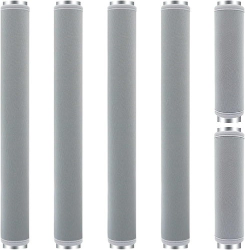 ZAWAGIIK 6Pcs Refrigerator Door Handle Cover Washable Kitchen Appliance Decor Handles Fridge Oven Microwave Dishwasher Antiskid Protector, Keep Off Fingerprints Food Stains (Gray)