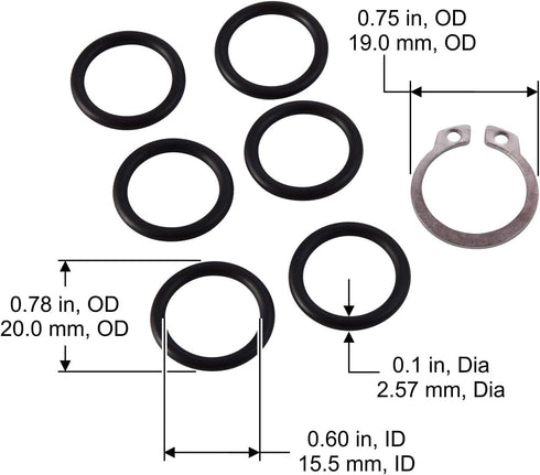 Liberty Garden Products 4009-ORING Replacement Kit O-Ring, Black (4009-ORING KIT)...