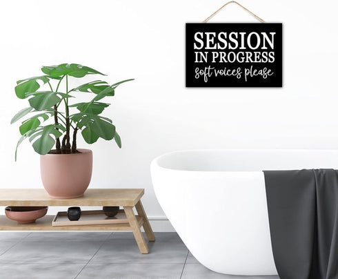 Wooden Sign - Keep The Door Closed No Matter What The Cat Say Pet Accessory Home Decoration 12x16 in / 30x40 cm...