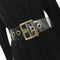 ANKOMINA Women Fashion Holographic Clear Wide Belt Transparent PVC Metal Buckle Waist Belt Waistband Cinch Dress Belt...