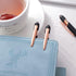 12 PCS 2 in 1 Stylus Ballpoint Pens.Pen with Stylus Tips, 1.0 mm Black Ink Metal Pen Stylus Pens for Touch Screens,12 Pens and 12 Refills (Rose Go...