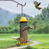 1/3 Pcs Vinyl Hook Hanger Garden Patio Fence Hook Hanging for Flower Plants Bird Feeder Light Decoration S Shape Black/White/Brown...