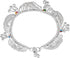Efulgenz Indian Silver Tone Bell Charms Tassel Chain Anklet Set for Women Bracelet Payal Foot Jewelry...