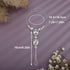 Xerling Crystal Ankle Bracelets with Toe Ring Bracelets Foot Chain Rhinestones Brides Foot Jewelry for Beach Lawn Wedding Women Barefoot Anklets 1...
