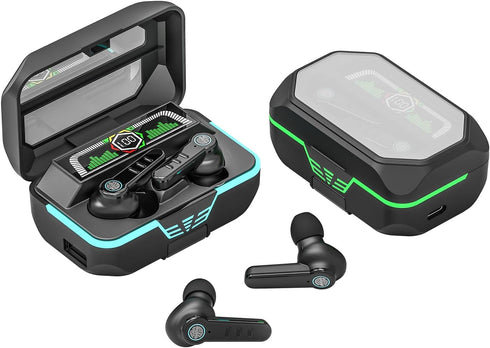True Wireless Earbuds, 2024 Bluetooth Headphones 5.3 Earbuds, Waterproof Touch Control Ear Buds in-Ear Built-in Mic, with LED Power Display, IP7 W...