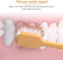 Adult Wide Head Soft Hair Toothbrush, Manual Toothbrush, Excellent Cleaning Effect for Large Head, Ultra Soft Brush Thread Can Effectively Clean S...