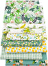 Fat Quarters Fabric Bundles, 8 Pcs 100% Cotton 19.69” x 19.69” (50 x 50cm) Precut Quilting Fabric Squares Sheets for DIY Patchwork Sewing Quilting...