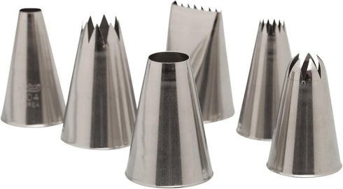 Ateco Cake Decorating Set - Couplers, Decorating Bag, and Decorating Tubes...