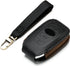 Leather Cover Key Fob Case Compatible with Subaru Keyless Remote Control Forester Impreza Outback WRX BRZ Legacy and XV Crosstrek etc. (A-Black)...