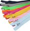 YaHoGa 10PCS 28 Inch (71cm) Separating Jacket Zippers for Sewing Coat Jacket Zipper Heavy Duty Plastic Zippers Bulk 10 Colors Mixed (1pcs per Colo...