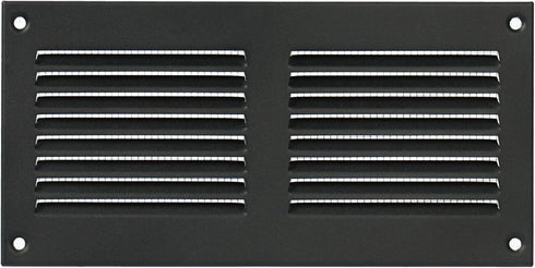 Vent Systems 8'' x 4'' Inch Air Vent Cover - Anthracite - Metal Air Return Grill with Built in Pest Guard Screen HVAC Vent Cover for Home Improvem...