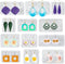 AFUNTA 12 PCS Jewelry Resin Molds, Resin Earring Molds Pendant Resin Molds Silicone Set, Jewelry Making Supplies DIY Gifts for Women...