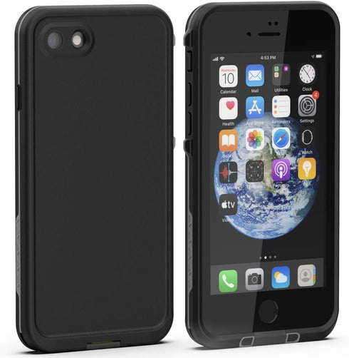 Diverbox for iPhone SE 2020 Waterproof Case iPhone 8 Waterproof Case,Waterproof Shockproof IP68 Full-Body Sturdy Case Built-in Screen Protector fo...