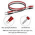 Alligator Clips with Wires, 20A Jumper Wires Heavy Duty with Protective Copper Clips, 4PCS Stamping Dual Ended Crocodile Clips with Banana Plug Te...