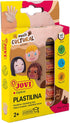 Jovi Plastilina Reusable and Non-Drying Modeling Clay; Multicultural Colors, 0.5 Oz. Bars, Set of 6, Perfect for Arts and Crafts Projects...
