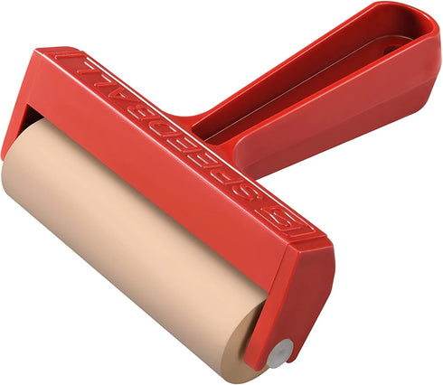 Speedball Pop-in Soft Rubber Brayer, 4-Inch Roller for Block Printing, Relief Printing, and Mixed Media Art...