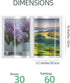 SXhyf A3 Diamond Painting Storage Book for 60 Diamond Painting Pics, 30 Pages Diamond Art Storage Book, Diamond Painting Presentation Portfolio Fo...