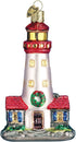 Old World Christmas Collection Glass Blown Ornaments for Christmas Tree Lighthouse...
