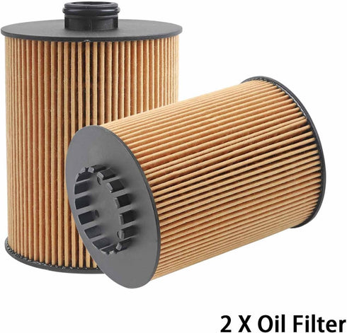 Oil Filter Compatible with Porsche Cayenne Volkswagen Atlas CC Passat Touareg VR6 3.6L V6 Engine Replaces# OX983D 03H115562 ?03H-115-562 (2 Pcs)...