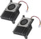 AITRIP 2 Pack Active Cooler for Raspberry Pi 5, Cooling Fan Pi5 Aluminum Heat Sink Temperature-Controlled Blower Fan with Thermal Pads Suitable fo...