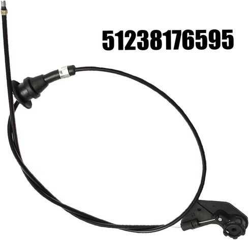 3Pcs Engine Hood Release Cable Kit for BMW E39 525i 528i 530i 540i M5...