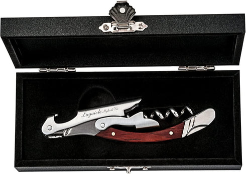 Laguiole Style de Vie corkscrew, bottle opener with foil cutter, rosewood...