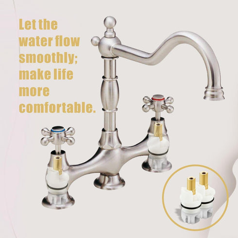 RP25513 Faucet Repair Kit for Delta, Replacement Kit for Delta Two Handle Faucet Repair Kit, Faucet Replacement Parts for Delta Including RP4993 S...